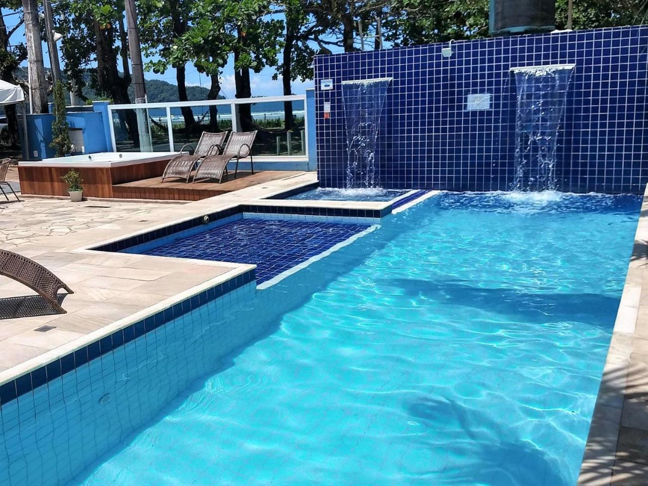 Pousada Vistazul - Piscina Climatizada - Pe Na Areia Bertioga Bagian luar foto